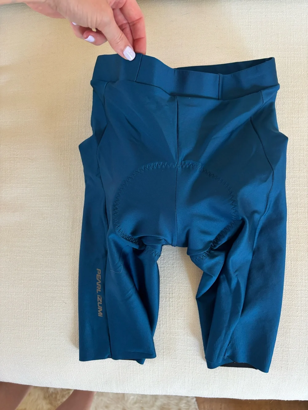 Pearl Izumi Blue and Red Cycling Bib Shorts